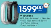 Jawbone Up2 Black Diamond Or Grey Hex-Each