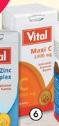 Vital Maxi C 1000mg-30 Tablets