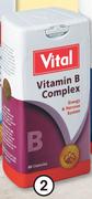 Vital Vitamin B Complex-60 Capsules