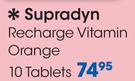 Supradyn Recharge Vitamin Orange-10 Tablets