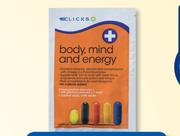 Clicks Body, Mind And Energy-4x5 Tablets Pack