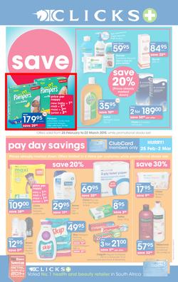 Clicks : You Pay Less (25 Feb - 22 Mar 2015), page 1