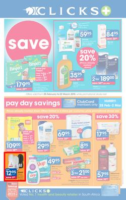 Clicks : You Pay Less (25 Feb - 22 Mar 2015), page 1