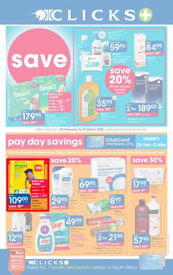 Clicks : You Pay Less (25 Feb - 22 Mar 2015), page 1