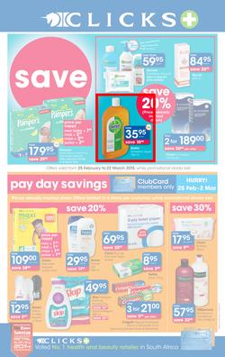 Clicks : You Pay Less (25 Feb - 22 Mar 2015), page 1