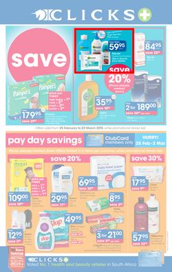 Clicks : You Pay Less (25 Feb - 22 Mar 2015), page 1
