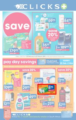 Clicks : You Pay Less (25 Feb - 22 Mar 2015), page 1