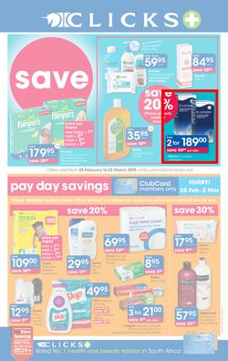 Clicks : You Pay Less (25 Feb - 22 Mar 2015), page 1