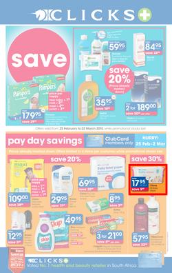 Clicks : You Pay Less (25 Feb - 22 Mar 2015), page 1