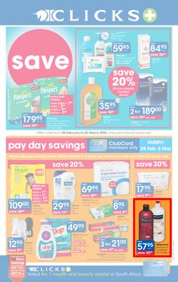 Clicks : You Pay Less (25 Feb - 22 Mar 2015), page 1