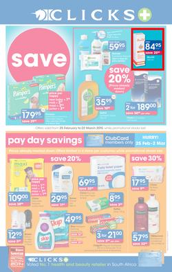 Clicks : You Pay Less (25 Feb - 22 Mar 2015), page 1
