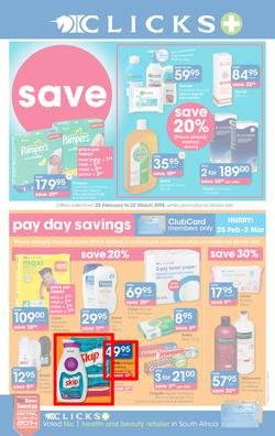 Clicks : You Pay Less (25 Feb - 22 Mar 2015), page 1