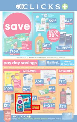 Clicks : You Pay Less (25 Feb - 22 Mar 2015), page 1