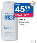 E45 Body Lotion-200ml