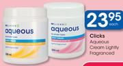 Clicks Aqueous Cream Lightly Fragranced-Each