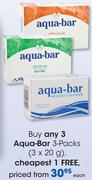 Aqua-Bar Pack-3x20g Each