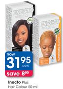 Inecto Plus Hair Colour-50ml Each