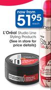 L'Oreal Studio Line Styling Products-Each