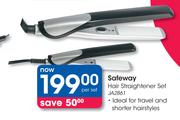 Safeway Hair Straightener Set JA2861-Per Set