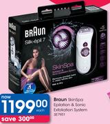 Braun SkinSpa Epilation & Sonic Exfoliation System SE7951