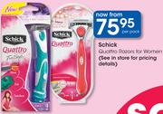 Schick Quattro Razors For Women-Per Pack