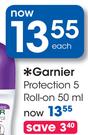 Garnier Protection 5 Roll-On-50ml Each
