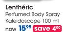 Lentheric Perfumed Body Spray Kaleidoscope-100ml