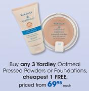 Yardley Oatmeal Pressed Powders Or Foundations-Each