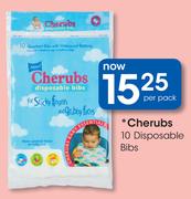 Cherubs 10 Disposable Bibs-per Pack