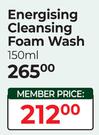 Dermastine Energising Cleansing Foam Wash-150ml