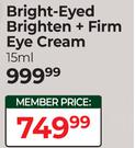 Skoon Bright Eyed Brighten + Firm Eye Cream-15ml