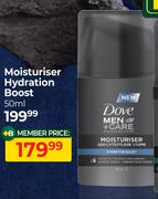 Dove Men + Care Moisturiser Hydration Boost-50ml