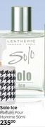 Lentheric Solo Ice Parfum Pour Homme-50ml