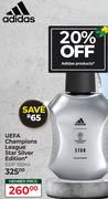 Adidas UEFA Champions League Star Silver Edition EDP-100ml