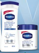 Vaseline Clinical Care Body Lotion Or Cream-400ml