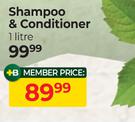 Organics Shampoo & Conditioner-1L
