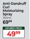 Sofnfree Anti Dandruff Curl Moisturising Spray-350ml