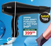 Wahl 2000W Cutek 2000 Professional AC Hair Dryer