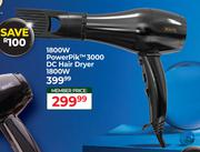 Wahl 1800W Power Pik 3000 DC Hair Dryer