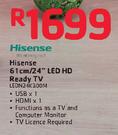 Hisense 24" HD Ready LED TV LEDN24K300M
