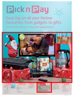 Pick n Pay : Save Big On Your Festive Favourites (24 Nov- 29 Dec 2013), page 1