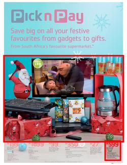 Pick n Pay : Save Big On Your Festive Favourites (24 Nov- 29 Dec 2013), page 1