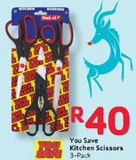 You Save 3 Pack Kitchen Scissors