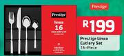 Prestige 16 Piece Linea Cutlery Set