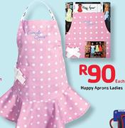 Happy Aprons For Ladies