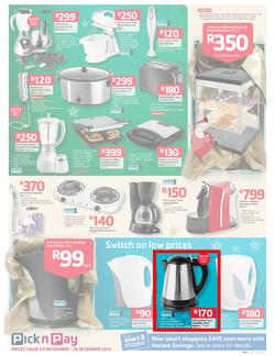 Blender prices at pick n pay 2021 store