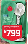 PnP Counter Point Pedestal Mist Fan 40Cm CPMF-401