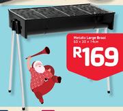 Metalix Large Braai 60x30x14Cm