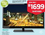 Hisense 24" LED HD Ready TV LEDN24K300M