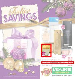 Dis-Chem : Festive Savings ( 10 Nov - 05 Jan 2015 ), page 1